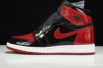 “BRED AIR HIGH PATENT” OG JORDAN 1 0802